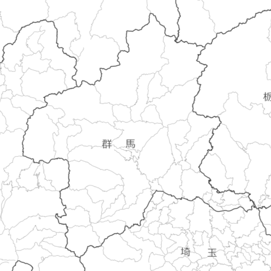 群馬県の地図・場所