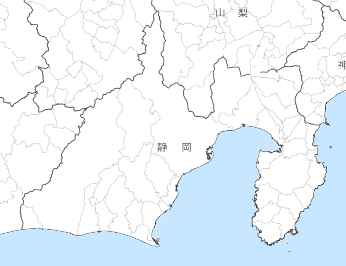 静岡県の地図・場所