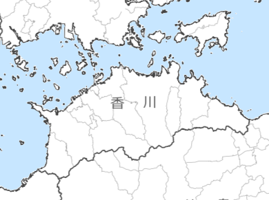 香川県の地図・場所