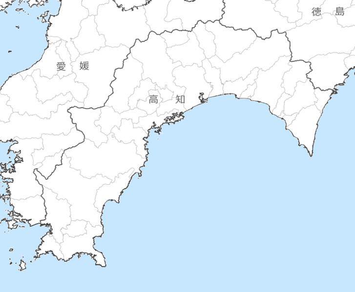 高知県の地図・場所