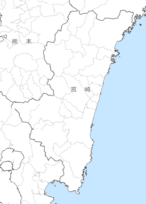 宮崎県の地図 場所 地図ナビ